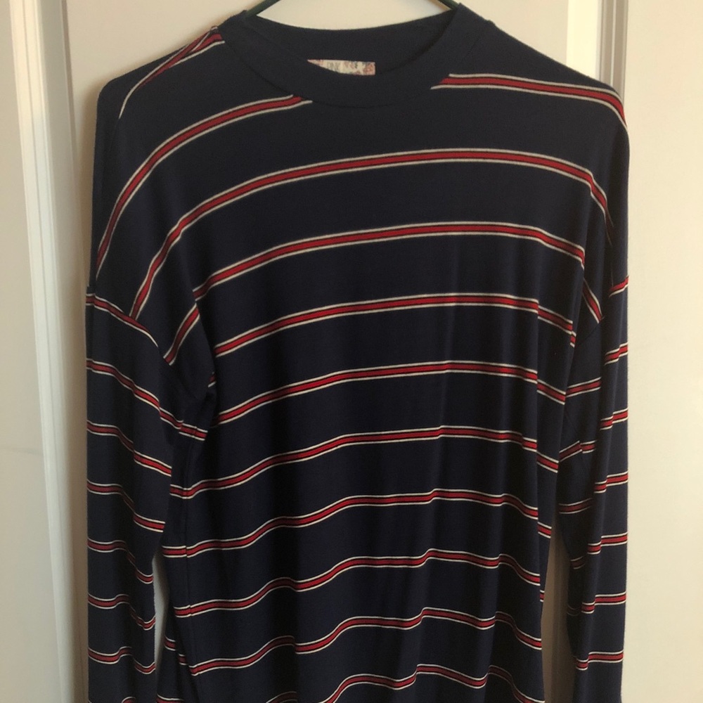 Striped, soft long sleeve shirt